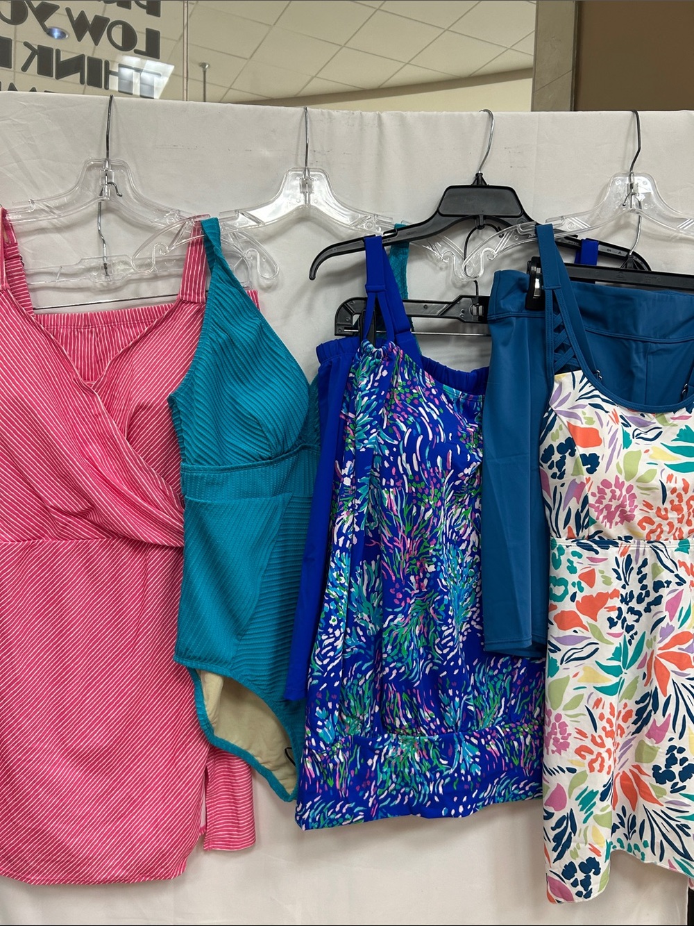 🔥4 For $50🔥QVC Mixed Swimwear Sets in Pink, Teal, Royal Blue and Floral🔥